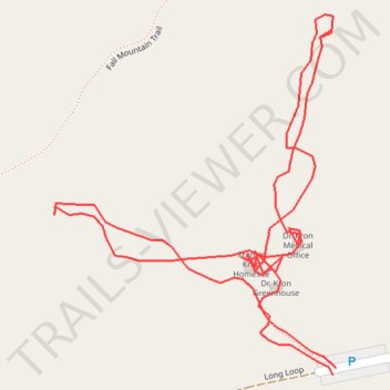 Dr. Kron homesite tour trail, distance, elevation, map, profile, GPS track