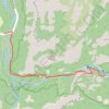 Vernal Falls trail, distance, elevation, map, profile, GPS track