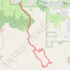 Donner Canyon Road, Middle Trail and Falls Trail Loop in Mount Diablo State Park trail, distance, elevation, map, profile, GPS track