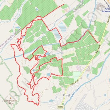 Boschendal MTB Black Route trail, distance, elevation, map, profile, GPS track
