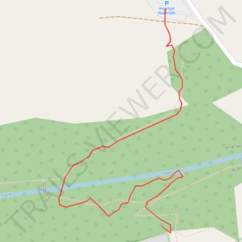 Waterfall walk trail, distance, elevation, map, profile, GPS track