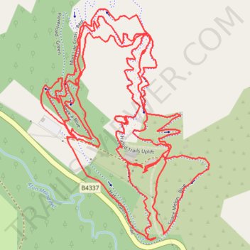 Hafod Trails trail, distance, elevation, map, profile, GPS track