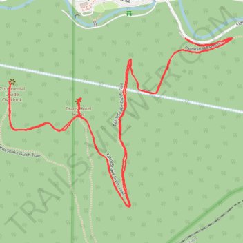 Rattlesnake Gulch Trail in Eldorado Canyon State Park trail, distance, elevation, map, profile, GPS track