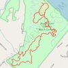 Flanners Beach and Croatan National Forest Loop trail, distance, elevation, map, profile, GPS track