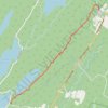 Hanks East Trail trail, distance, elevation, map, profile, GPS track