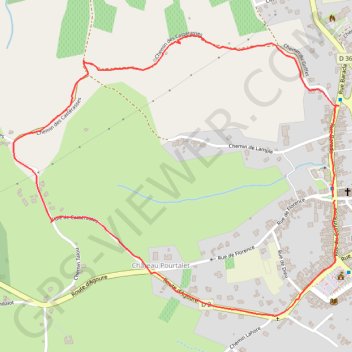 Histoire de Monein trail, distance, elevation, map, profile, GPS track