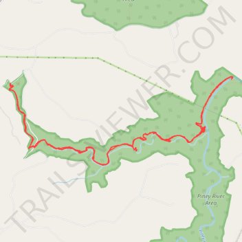 Duskin Branch Trail trail, distance, elevation, map, profile, GPS track
