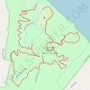 Afternoon hike at Flanners Beach and Croatan National Forest Loop trail, distance, elevation, map, profile, GPS track