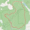 Loop hike from Kinne Cemetery - Pachaug State Park trail, distance, elevation, map, profile, GPS track