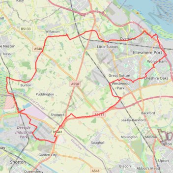 The Port trail, distance, elevation, map, profile, GPS track
