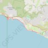 Shoreline Park, Ocean Trails and Abalone Cove trail, distance, elevation, map, profile, GPS track