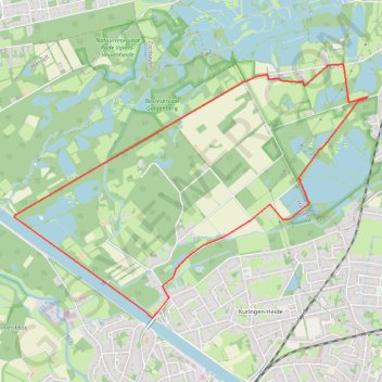 De Wijers: Platwijers - Wijvenheide - instapplaats St. Jan (blauw) trail, distance, elevation, map, profile, GPS track