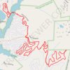 Laurel Loop and Fallstown Loop in Lake Norman State Park trail, distance, elevation, map, profile, GPS track